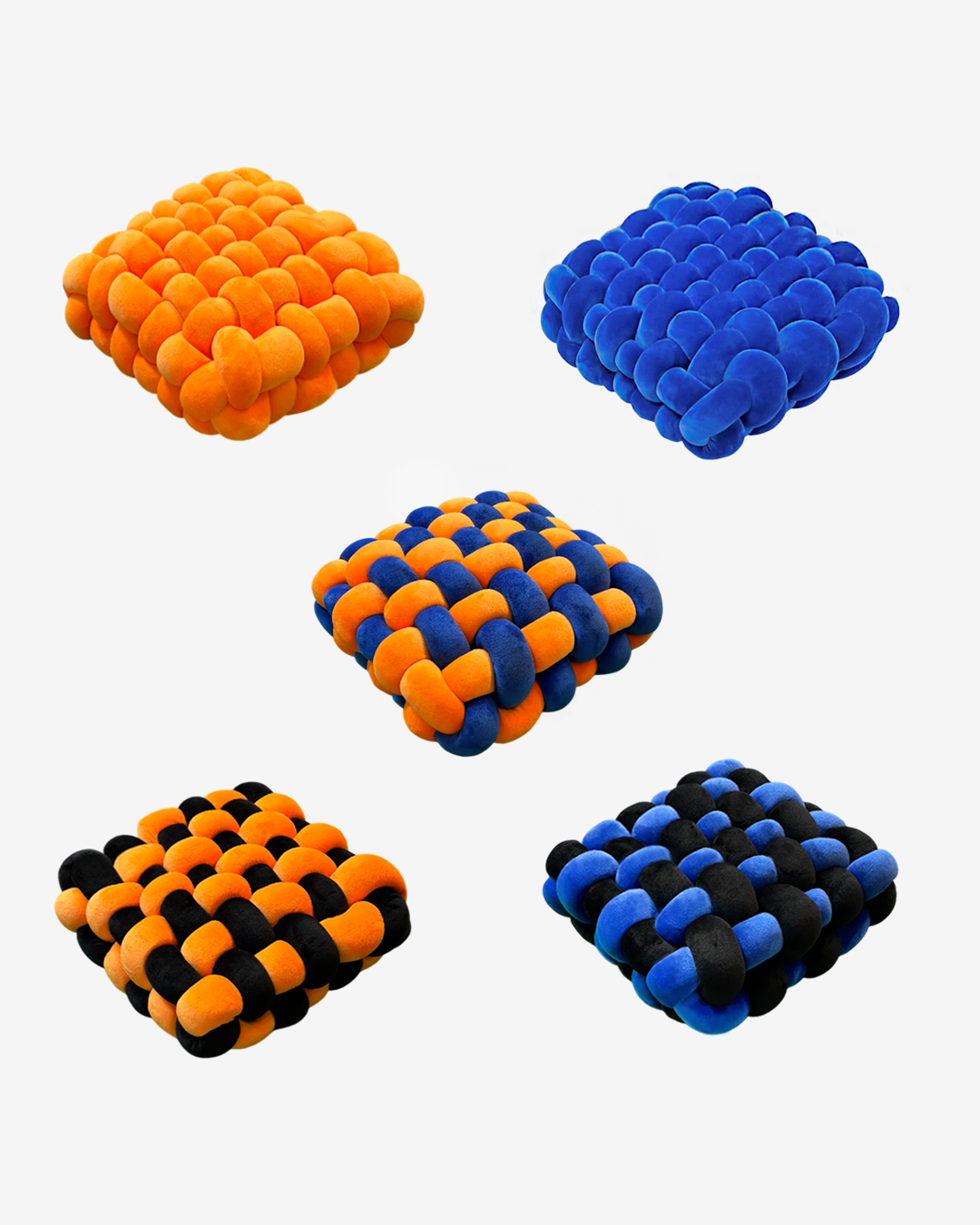 Colorful Knitted Cushion